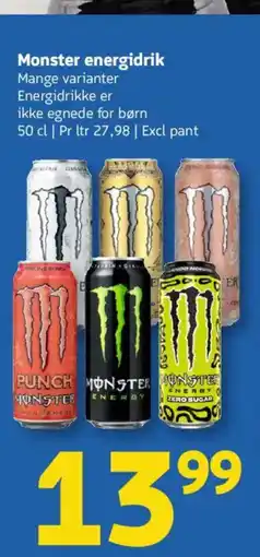Løvbjerg Monster energidrik tilbud