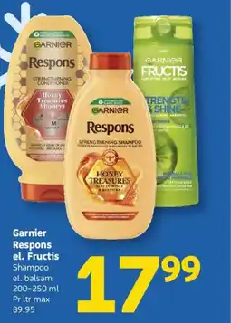 Løvbjerg Garnier Respons el. Fructis tilbud
