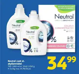 Løvbjerg Neutral vask el. skyllemiddel tilbud