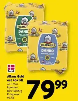 Løvbjerg Allans Guld ost 45+ ML tilbud