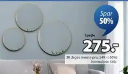 JYSK SANDAGER spejl tilbud