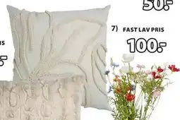 JYSK SOLBLOM pyntepude tilbud