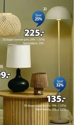 JYSK KENT gulvlampe tilbud