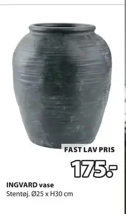 JYSK INGVARD vase tilbud