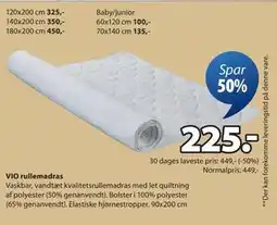 JYSK VIO rullemadras tilbud