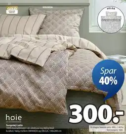 JYSK Sengetøj i satin tilbud