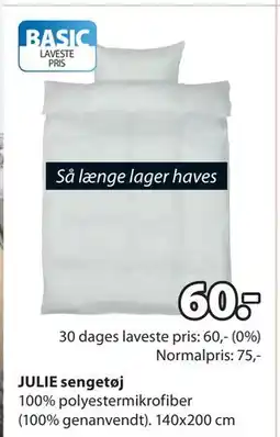 JYSK JULIE sengetøj tilbud