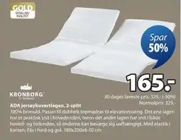 JYSK ADA jerseykuvertlagen, 2-split tilbud