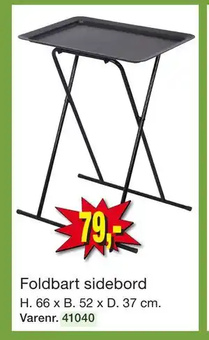 Harald Nyborg Foldbart sidebord tilbud