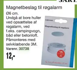 Harald Nyborg Magnetbeslag til røgalarm tilbud