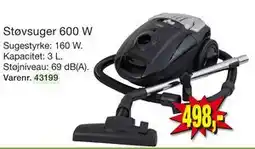 Harald Nyborg Støvsuger 600 W tilbud