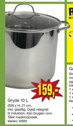 Harald Nyborg Gryde 10 L tilbud