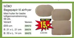 Harald Nyborg Bagepapir til airfryer tilbud