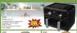 Harald Nyborg Airfryer 2 x 4 L tilbud