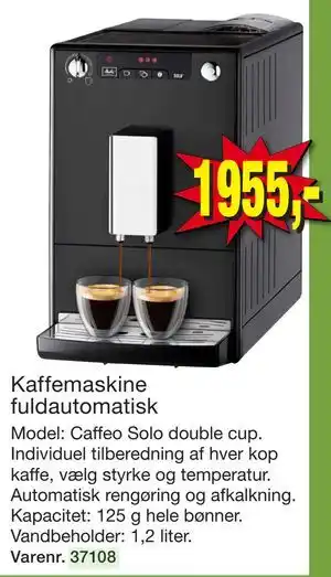 Kaffemaskine fuldautomatisk