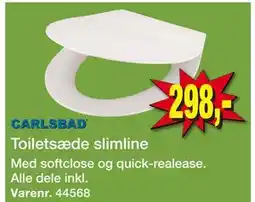 Harald Nyborg Toiletsæde slimline tilbud