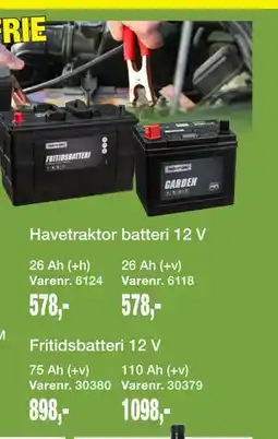 Harald Nyborg Havetraktor batteri 12 V tilbud