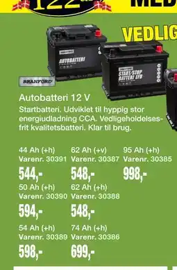 Harald Nyborg Autobatteri 12 V tilbud
