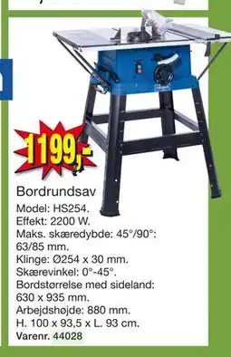 Harald Nyborg Bordrundsav tilbud