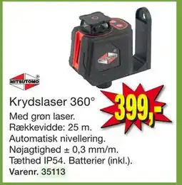 Harald Nyborg Krydslaser 360° tilbud