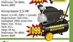 Harald Nyborg Kompressor 2,5 HK tilbud