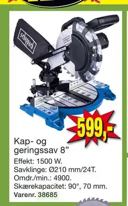 Harald Nyborg Kap- og geringssav 8” tilbud