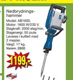 Harald Nyborg Nedbrydningshammer tilbud