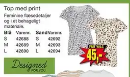 Harald Nyborg Top med print tilbud