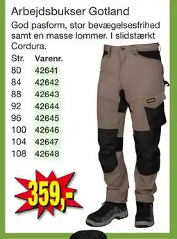 Harald Nyborg Arbejdsbukser Gotland tilbud