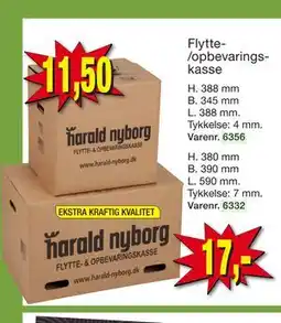 Harald Nyborg Flytte/opbevaringskasse tilbud