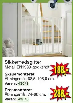 Harald Nyborg Sikkerhedsgitter tilbud