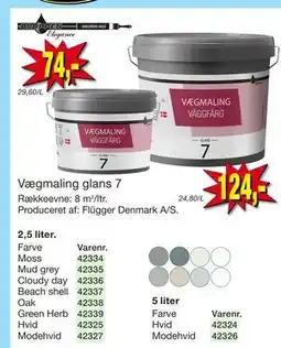 Harald Nyborg Vægmaling glans 7 tilbud
