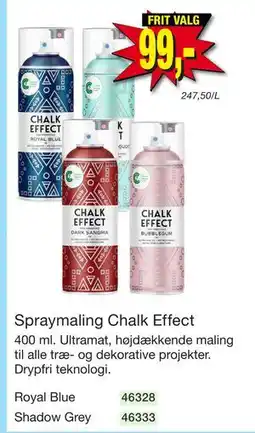Harald Nyborg Spraymaling Chalk Effect tilbud