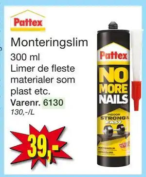 Harald Nyborg Monteringslim tilbud