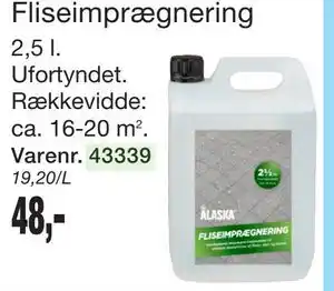 Harald Nyborg Fliseimprægnering tilbud