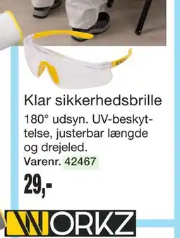 Harald Nyborg Klar sikkerhedsbrille tilbud