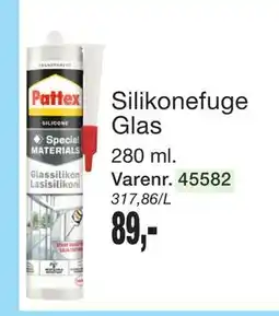 Harald Nyborg Silikonefuge Glas tilbud