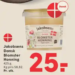 SPAR Jakobsens Dansk Blomster Honning tilbud
