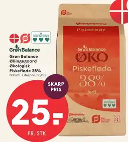 SPAR Grøn Balance Økologisk Piskefløde 38% tilbud