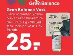 SPAR Grøn Balance vaskemidler tilbud