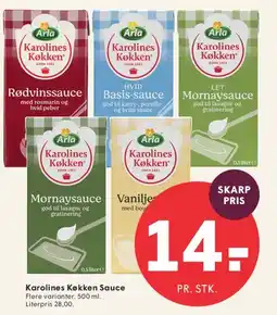 SPAR Karolines Køkken Sauce (produktgruppe) tilbud