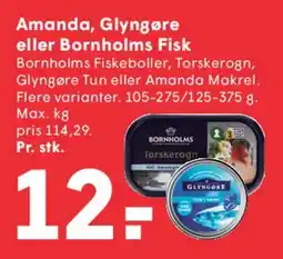 SPAR Amanda, Glyngøre eller Bornholms Fisk tilbud