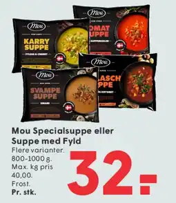 SPAR Mou Specialsuppe / Suppe med Fyld tilbud