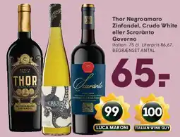 SPAR Thor / Crudo / Scrananto (udvalgte vine) tilbud