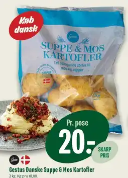 Min Købmand Gestus Suppe & Mos Kartofler tilbud