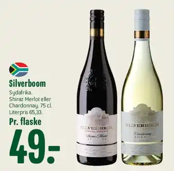 Min Købmand Silverboom (Shiraz Merlot eller Chardonnay) tilbud