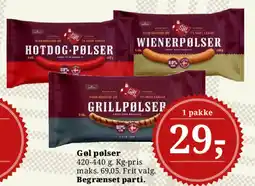 Dagli'Brugsen Gøl pølser tilbud