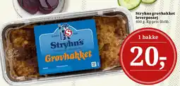 Dagli'Brugsen Stryhns grovhakket leverpostej tilbud