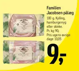 Føtex Familien Jacobsen pålæg tilbud