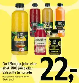 Føtex God Morgen / Valsøllille juice tilbud